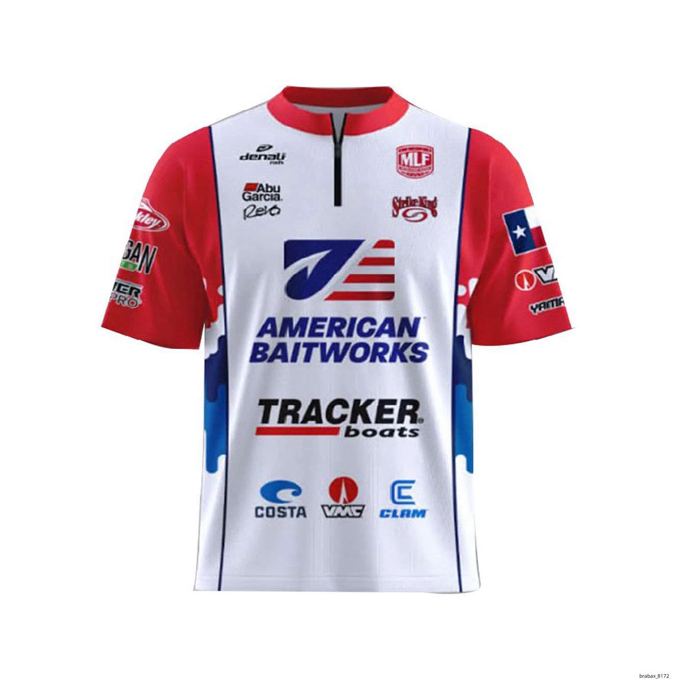 Custom Name Abu Garcia Amereican Baitworks Tracker Boats Jersey Fishing Shirt
Opens in a new window 
