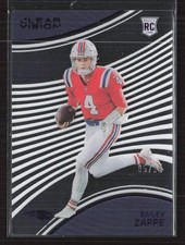 2022 Panini Chronicles #CVR-10 Bailey Zappe Clear Vision Rookies Blue #/99 (JB)