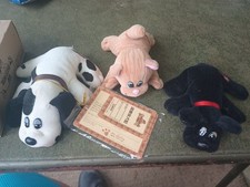 Vintage 1980s Tonka Pound Puppies Kittie Pups Mini Plush Dog Lot