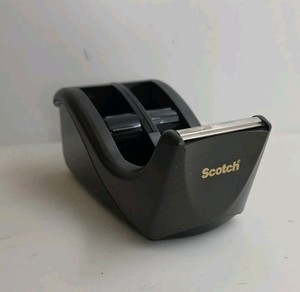 Scotch 3M Double Roll Tape Dispenser C602 Heavy Duty Black