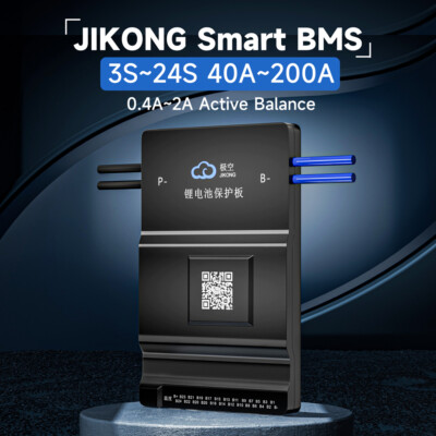 JK Smart BMS Active Balance Current for 8S to 24S LiFePO4 Li-ion LTO Battery