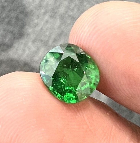 Natürlicher echter Tsavorit Granatschliff Stein, 3,00ct 9x8x5 mm, loser Edelstein - Bild 3 von 4