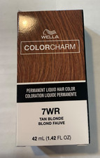 WELLA Color Charm Permanent Dye Liquid 7WR/643 Tan Blonde 1.4fl oz. NEW