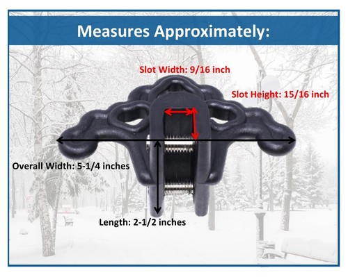 Black Plastic Roof Ice Snow Standing Seam Metal Roof Guards 1, 5 or 10 pack - Picture 7 of 19