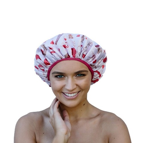 Dilly's Collections Microfiber Shower Cap Saves The Blow Wave Hair Prtoection - Picture 42 of 77