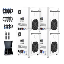 4PCS 850W Cold Spark Machine Sparkler Firework Stage Effect Wedding Flight Case