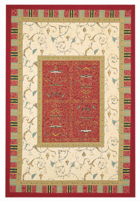 Bassetti Plaid OPLONTIS | V8 Rot 135 x 190