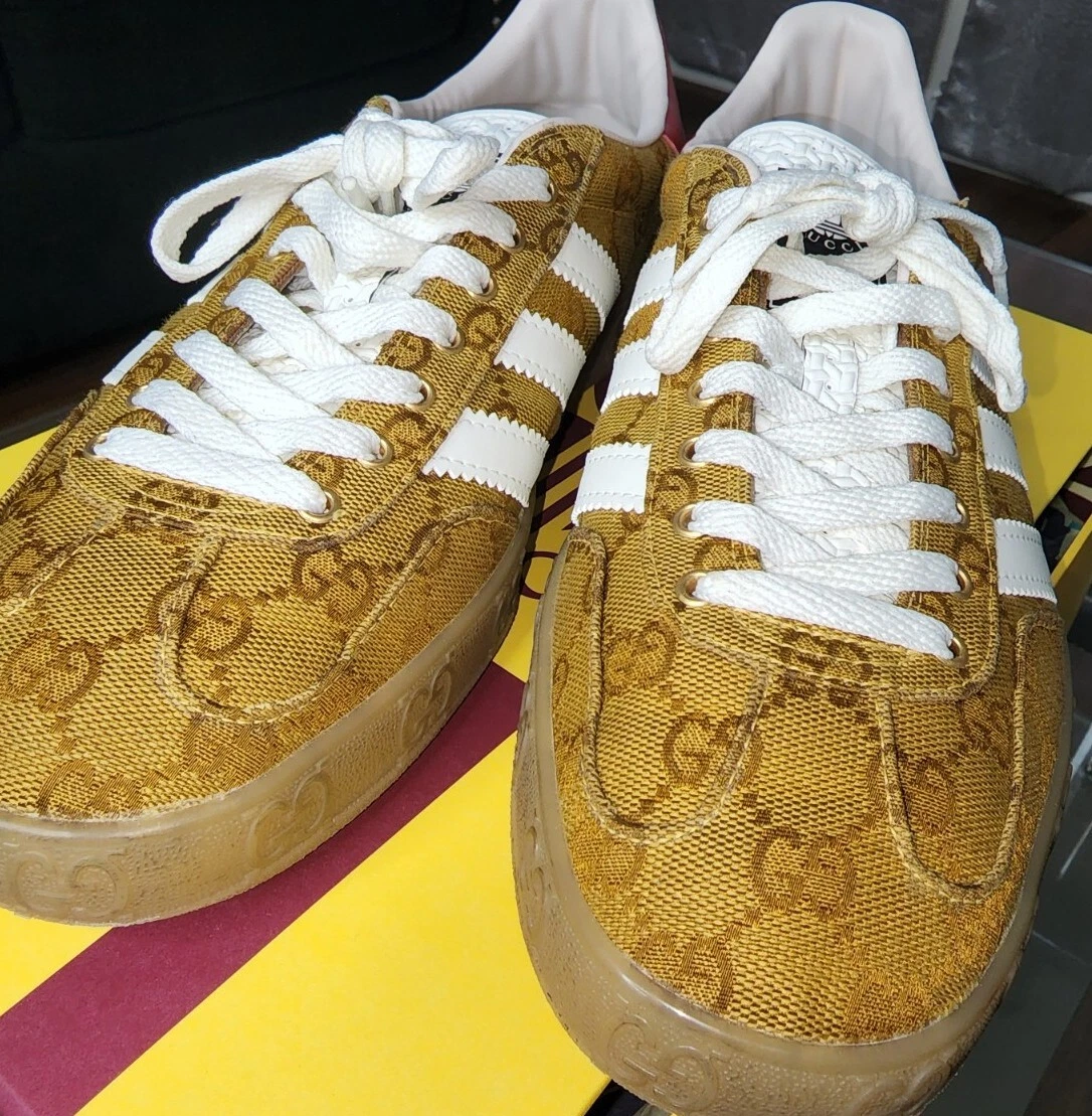 Adidas x Gucci Gazelle GG Supreme Canvas