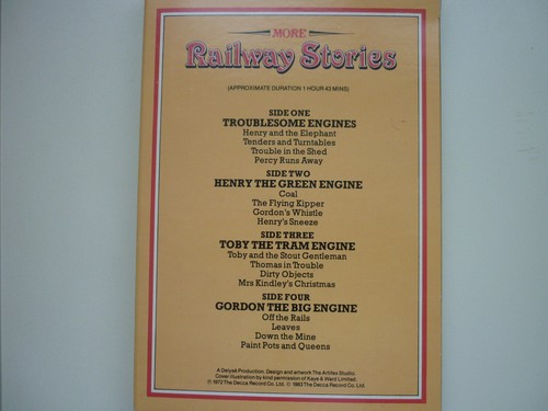 THE RAILWAY STORIES READ BY JOHNNY MORRIS CASSETTES AUDIO BOOK - Picture 3 of 3