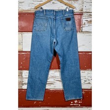 80s USA Vintage Wrangler Jeans Relaxed Fit Denim Pants Classic Blue Wash