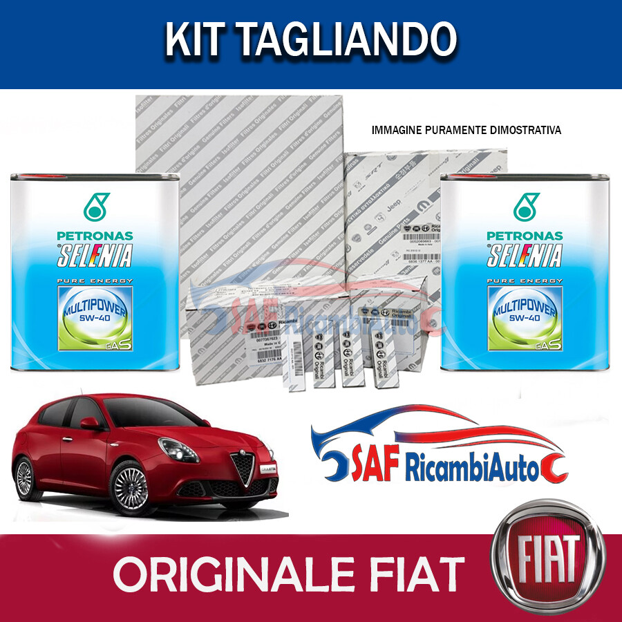 KIT 4FILTRI TAGLIANDO FIAT PUNTO EVO GPL 1.4 4 OLIO ROIL 5w40 GAS PIU - Foto 7