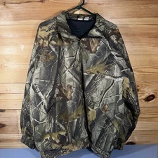 Vintage Liberty Realtree Hardwoods Hunting Camo Coat Men's XL  Regular