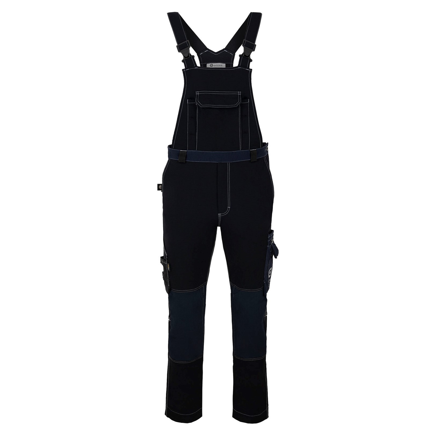 Peto de Trabajo con Bolsillos, Stretch, Cordura, Color Negro/Azul marino Avacore