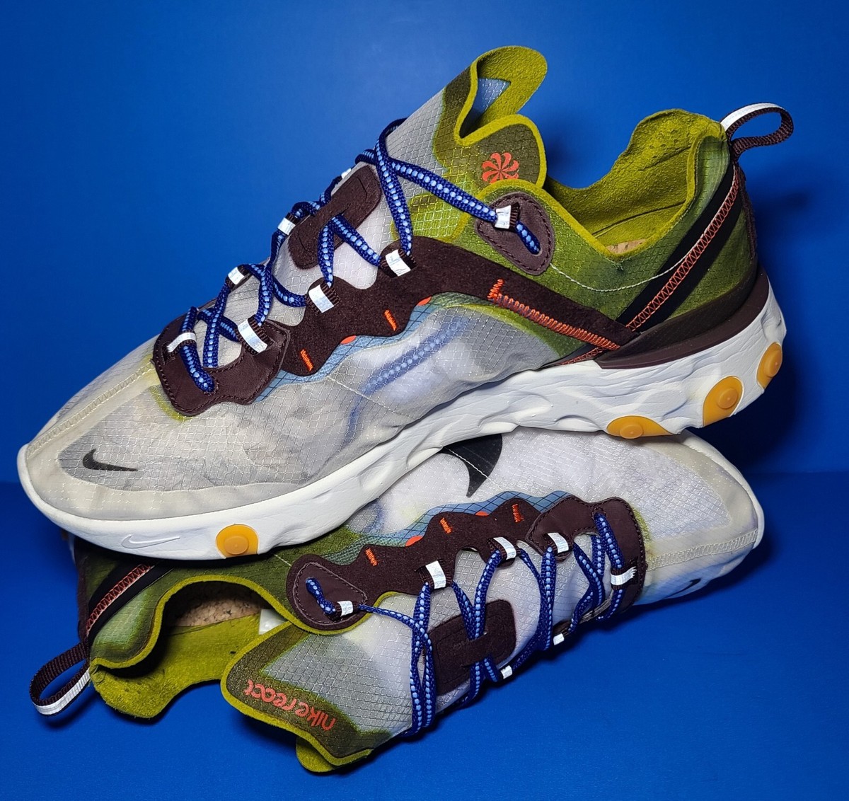 Size 13 - Nike React Element 87 Moss for sale online | eBay