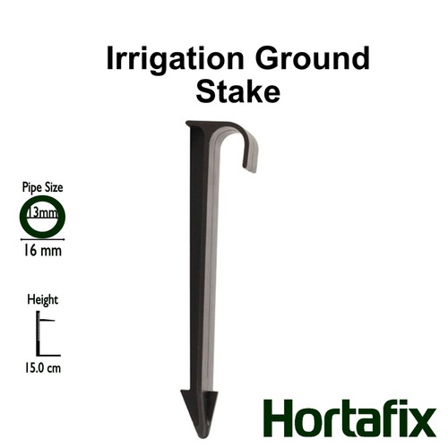 Irrigation Hold down Ground Stake 13mm / 16mm ID/OD Leaky Porous Supply