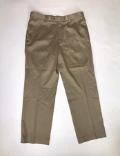 Perry Ellis Portfolio Premium Twill Flat Front Khaki Pants 38x30