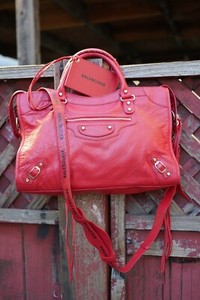 balenciaga bag red