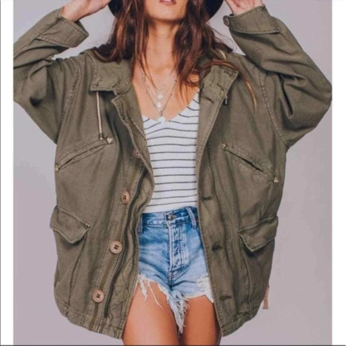 Free people store moss jacket