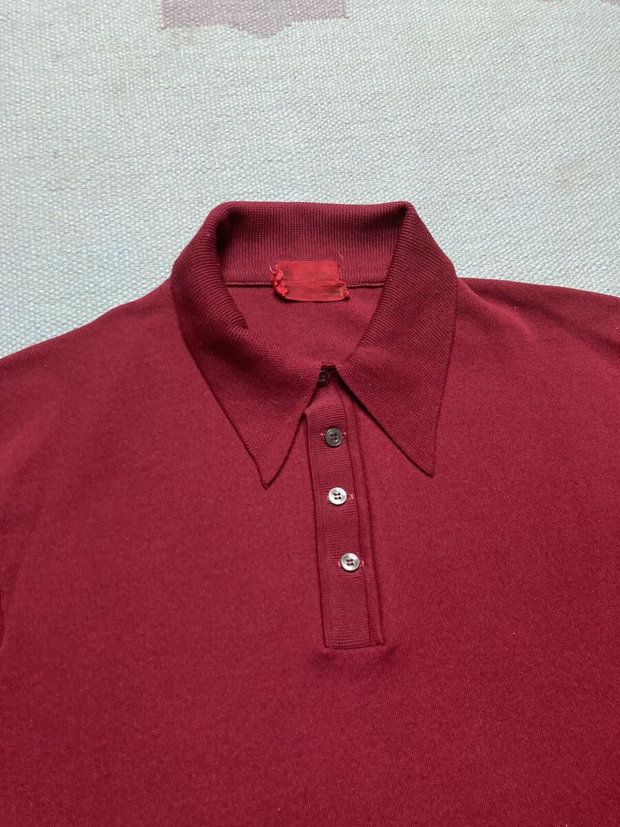 Vintage 70s sears kings road polo shirt banlon mod nylon Vintage 70s sears kings road polo shirt banlon mod nylon