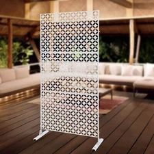 3pcs Outdoor Privacy Screen Metal Balcony Decorative Screen 35.4*23.6 In