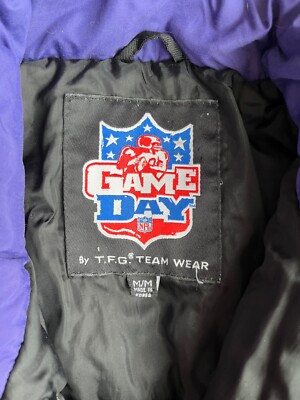 Vintage Minnesota Vikings NFL Football Game Day Winter Jacket Coat