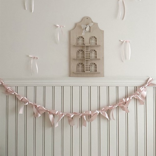 Ribbon Bow Wall Hanging Flags Decor Garland Photography Backdrop Props Party UK - Picture 16 of 16