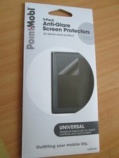 Point Mobl 4" Universal Anti-Glare Camera Camcorder Screen Protectors 3 Pack