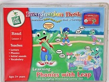 Leap Frog Imagination Desk Learning Phonics with Leap READ Lesson 1