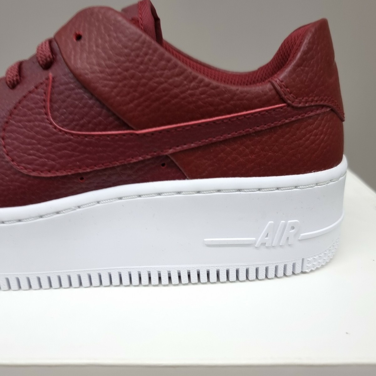 nike air force 1 sage red