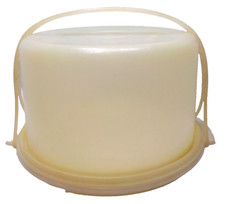 Vintage Tupperware Sheer 9 inch Cake Carrier 683-1