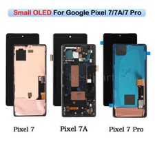 For Google Pixel 7 7a 7 Pro OLED Display Screen Digitizer Assembly Black Frame