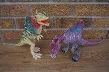 Ankyo Spinosaurus Dinosaur Dilophosaurus Toy Action Figure Large Set Lot