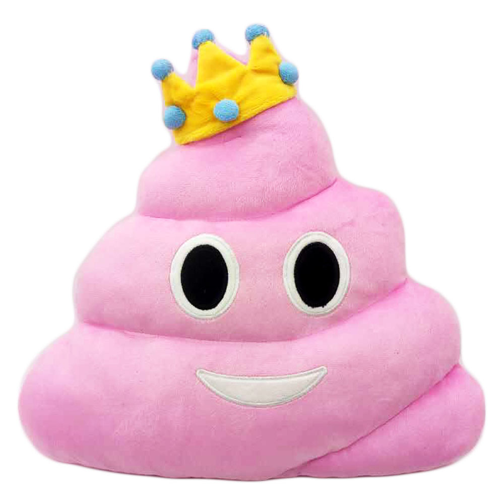 unicorn poop emoji pillow
