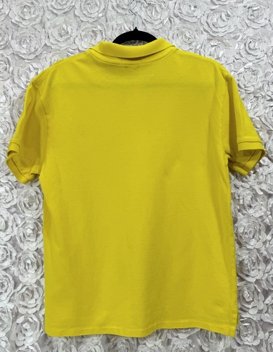 POLO RALPH LAUREN Polo Shirt Youth Size L Classic Soft Knit Yellow Pony Shirt - Picture 4 of 9