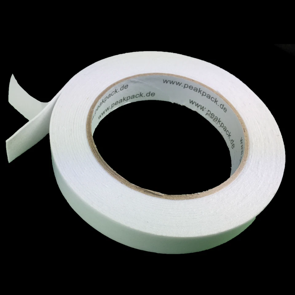 PEAKPACK Nastro biadesivo di montaggio / larghezza: 18 mm / spessore: 1 mm / lunghezza: 4,6 m