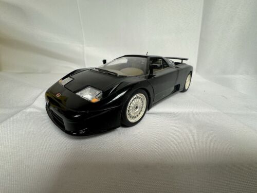 Vintage Bburago 1991 Bugatti-EB110 GT 1/18 diecast (Black) VHTF Rare
