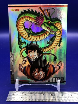 DRAGON BALLドラゴンボール カード AMADA（アマダ）No.S-05 Gohan Goku Shenron Dragon Ball Z S-05 Holo Prism Card Amada 2003