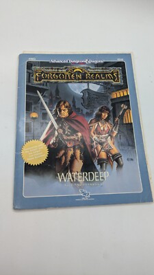 FRE3 Waterdeep Dungeons and Dragons Forgotten Realms W/ MAP #9249