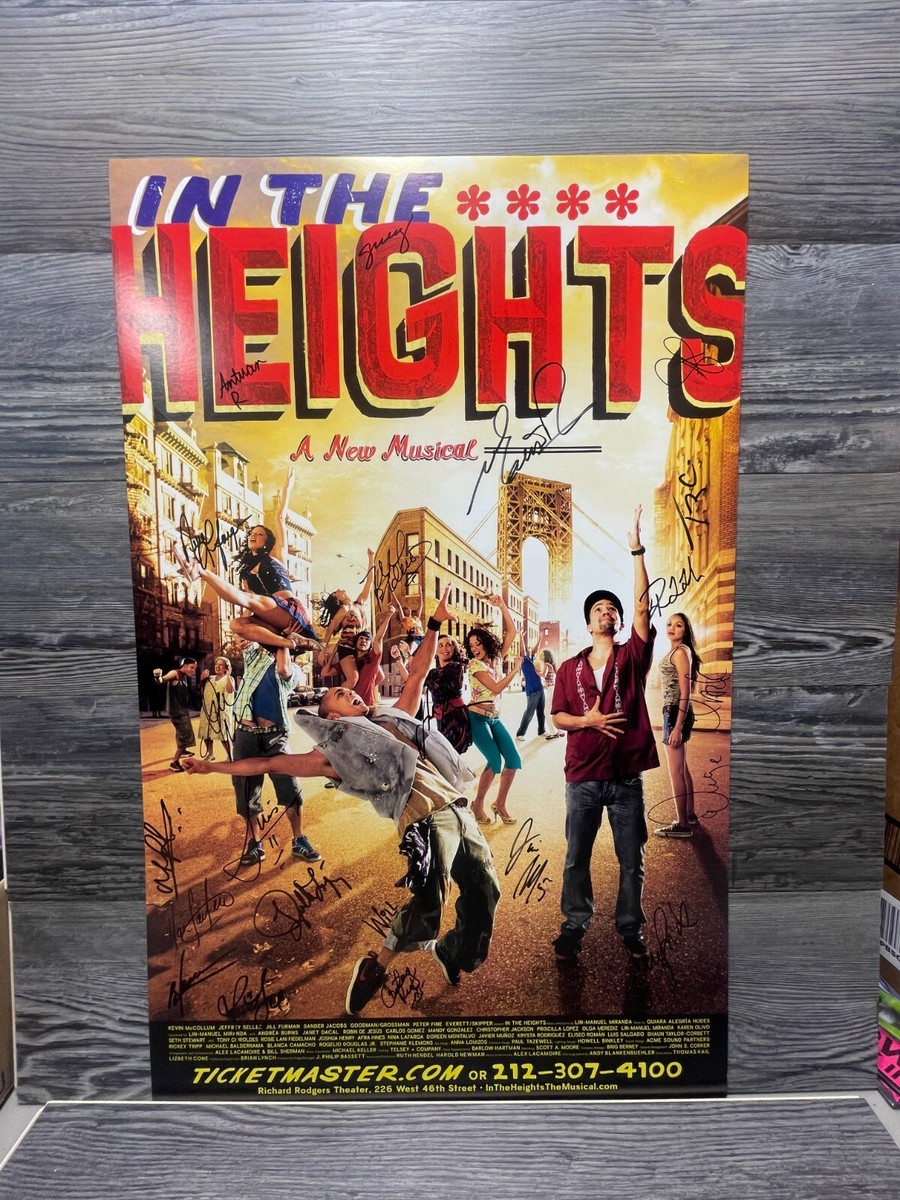 Poster In The Heights Broadway Show In The Heights Logo Pin