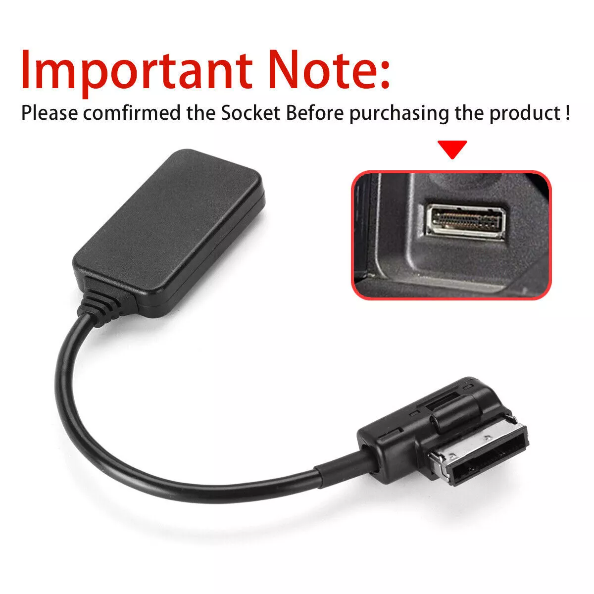 bluetooth Wireless Interface Music Adapter Cable Media For
