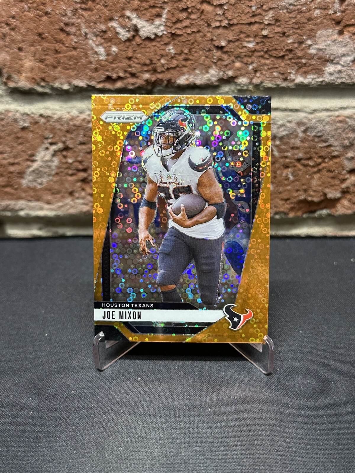 2024 Prizm - Joe Mixon Orange Disco Prizm #112 Houston Texans