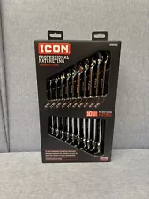 ICON 10pc MM Metric Professional Ratcheting Wrench Set WRM-10
