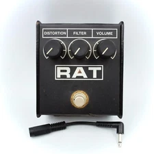 ProCo RAT Made in USA LM308N Silver Screw With Conversion Cable 200485