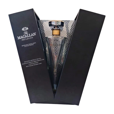 The Macallan Reflexion ウイスキー箱付き空瓶 The Macallan Reflexion ウイスキー箱付き空瓶