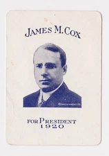 James M Cox for President 1920 - Telmax Political Playing Card