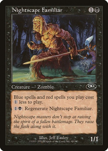 LP Nightscape Familiar, MTG, Planeshift, Magic the Gathering, 48 *B