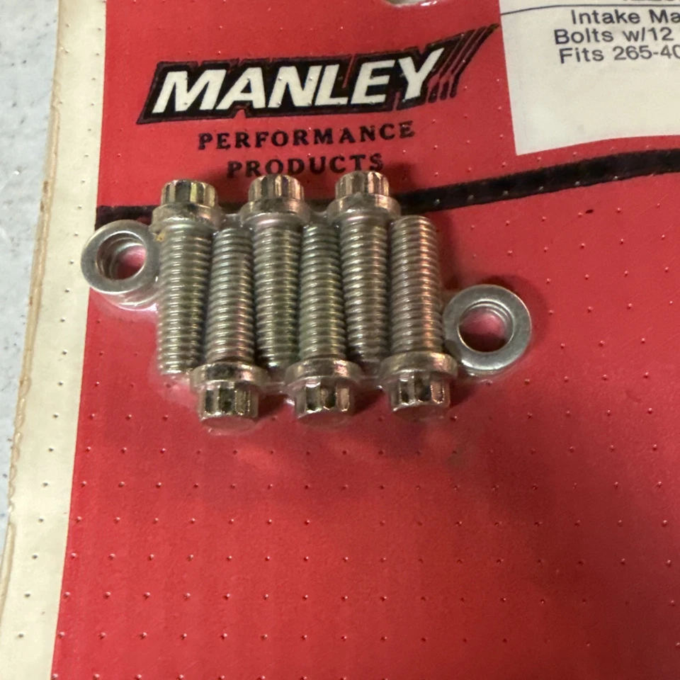 Manley Intake Manifold Bolts w/ 12 Pt Head Fits 265-400 Chevy - Image 3 of 4