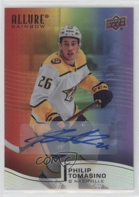 2021-22 Upper Deck Allure Rainbow Full Philip Tomasino #R-7 Rookie Auto RC 1s74