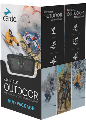Cardo SP000101 Packtalk Outdoor Duo Wireless Intercom Bluetooth Headset
