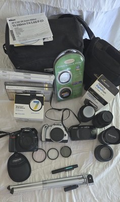 Camera Bundle Nikon, Canon, Minolta, Digital, Film, Lens, Filter, Flash